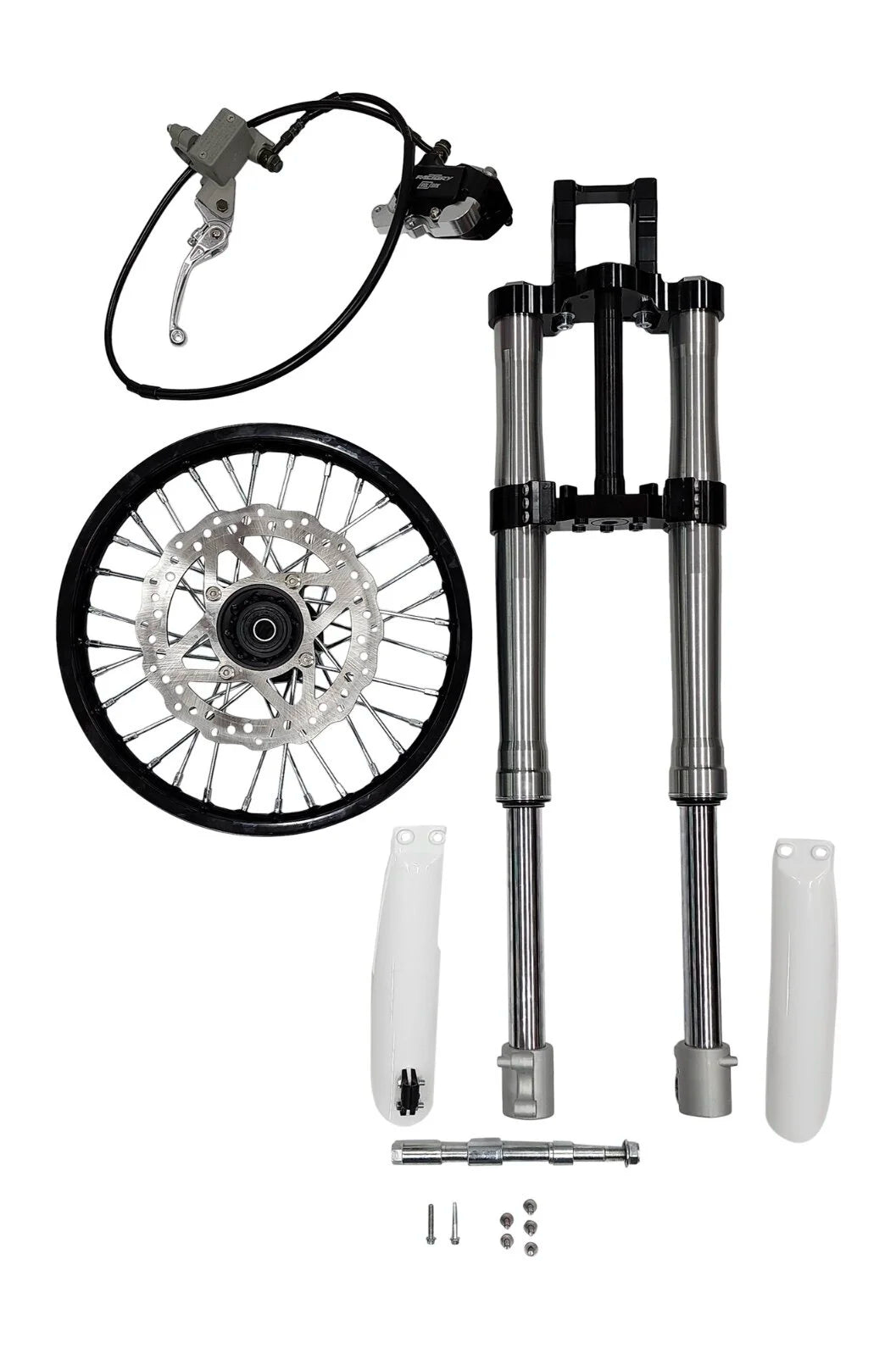 COMPLETE Front End KIT for the Kawasaki KLX110 – STAGGS RACING