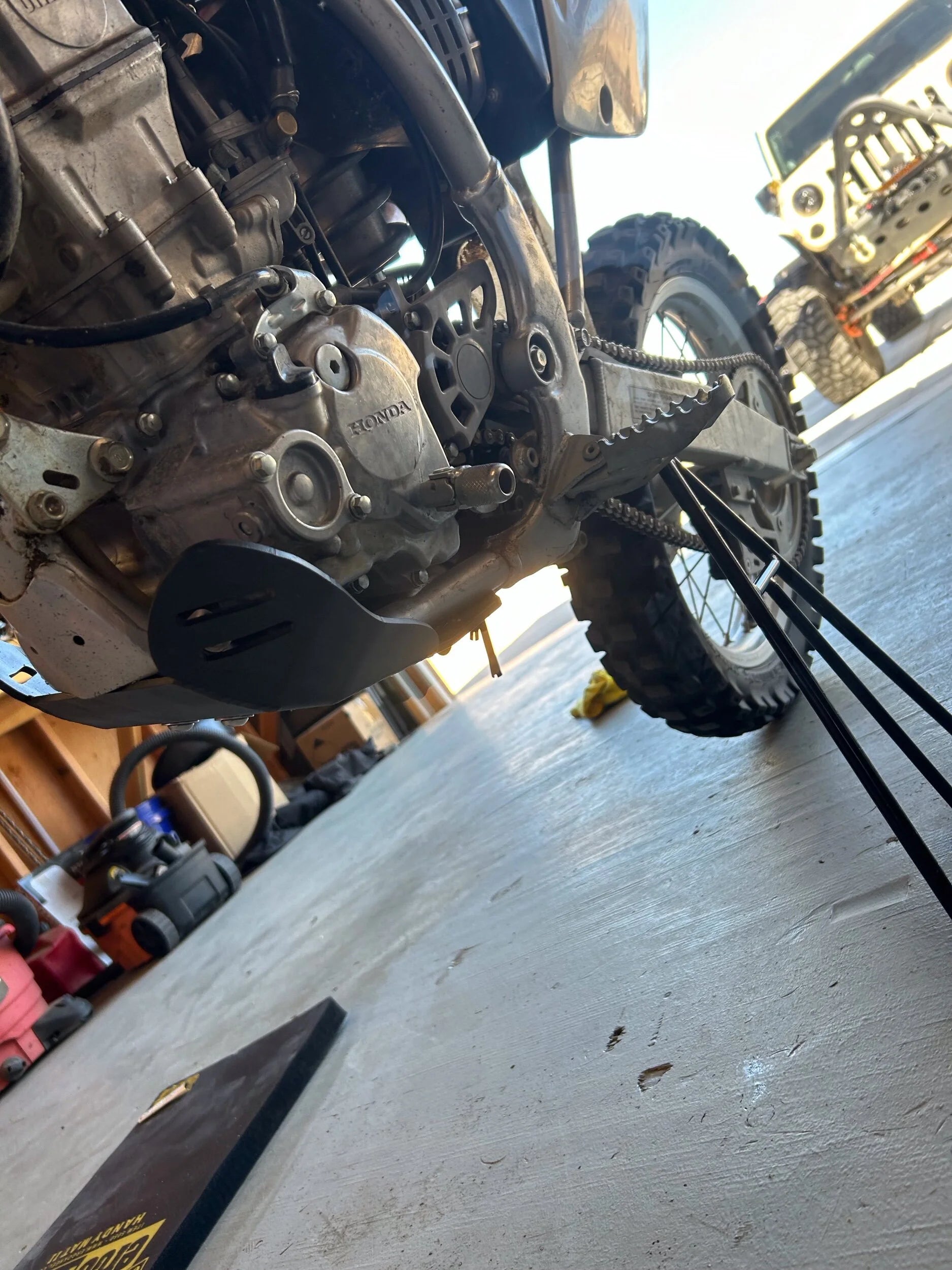 Staggs Honda CRF150R skid plate