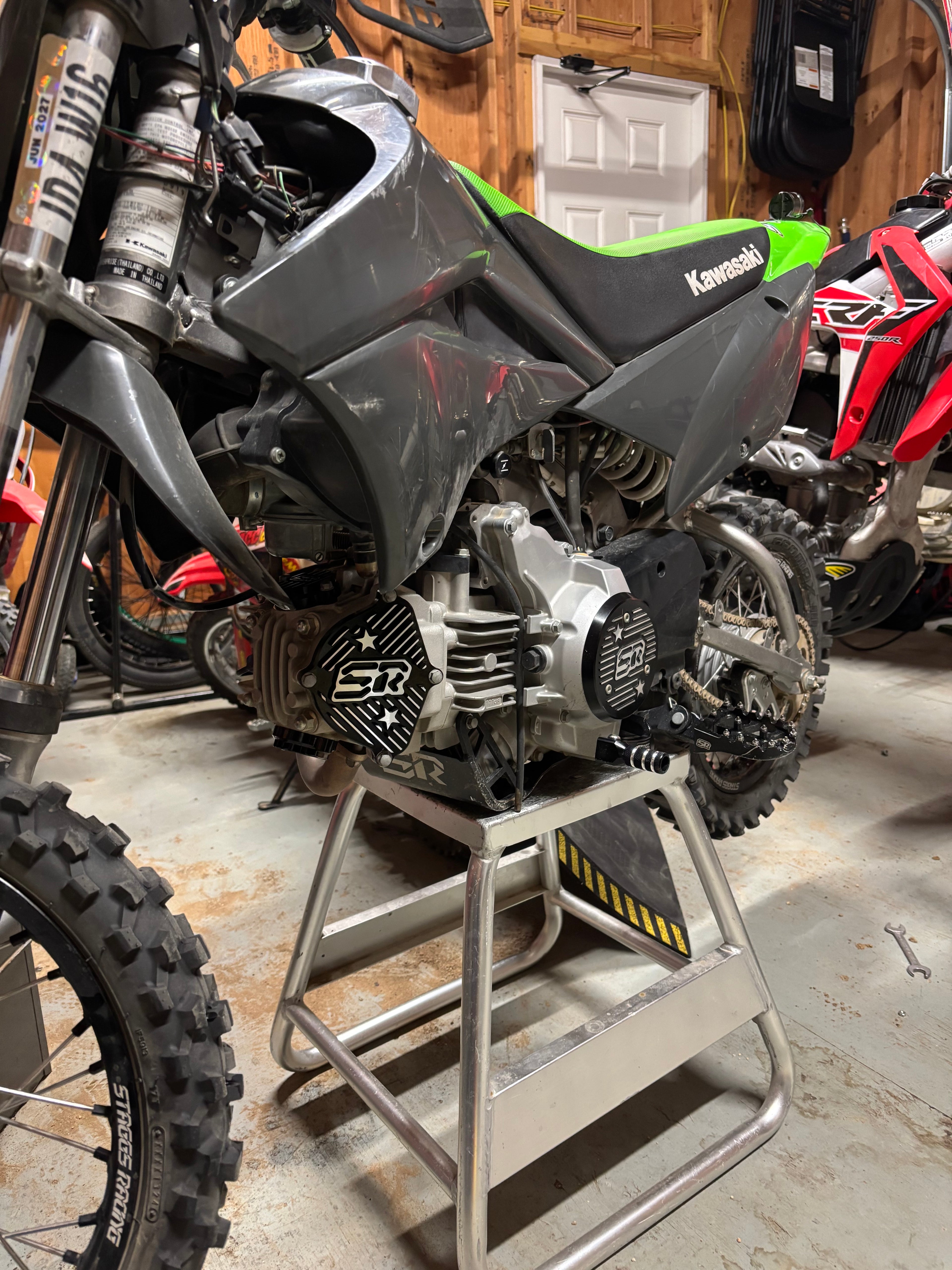 KLX110 STAGGS RACING BILLET ENGINE DRESS UP KIT