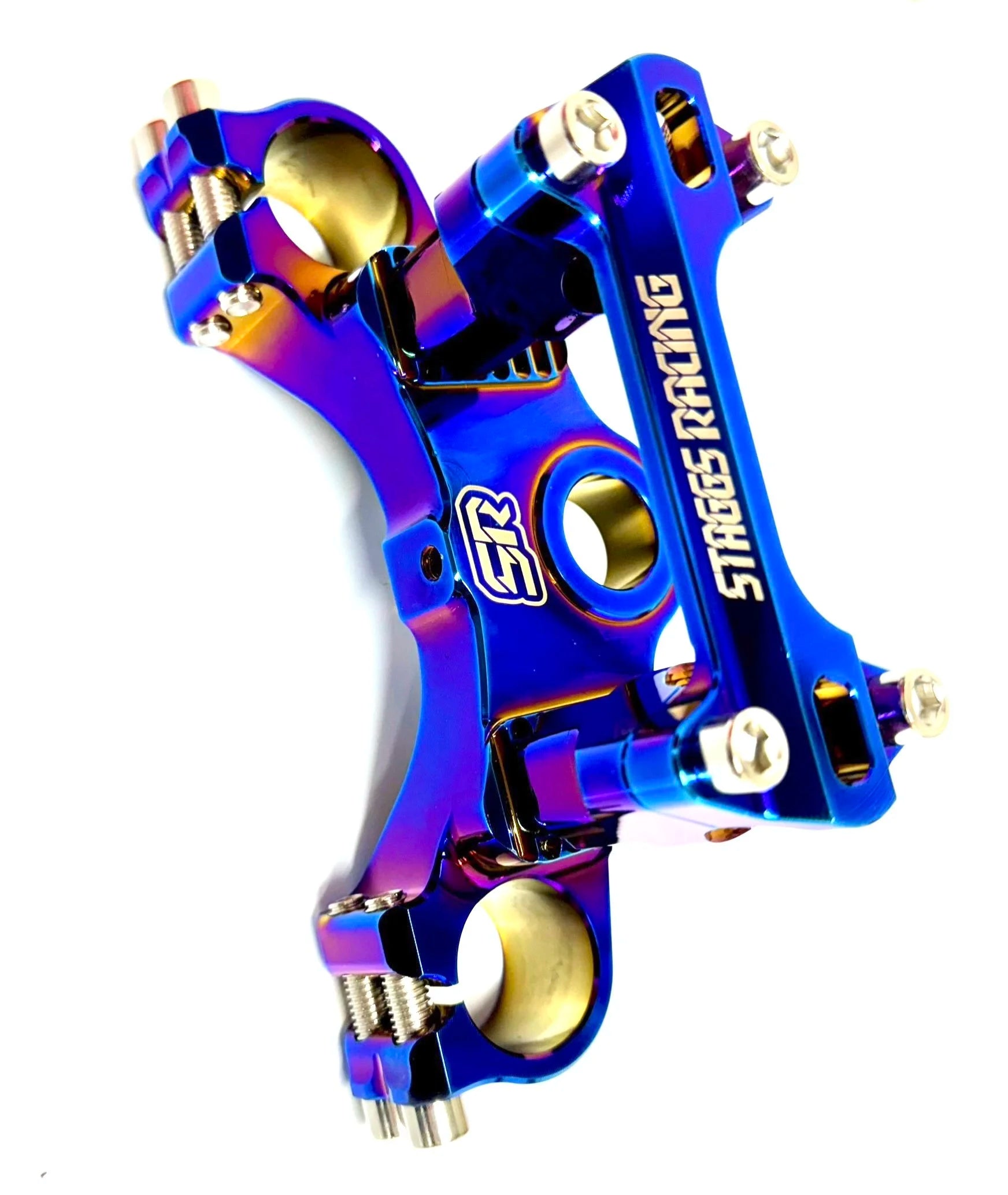 KLX110 / DRZ110 Staggs Racing triple clamp