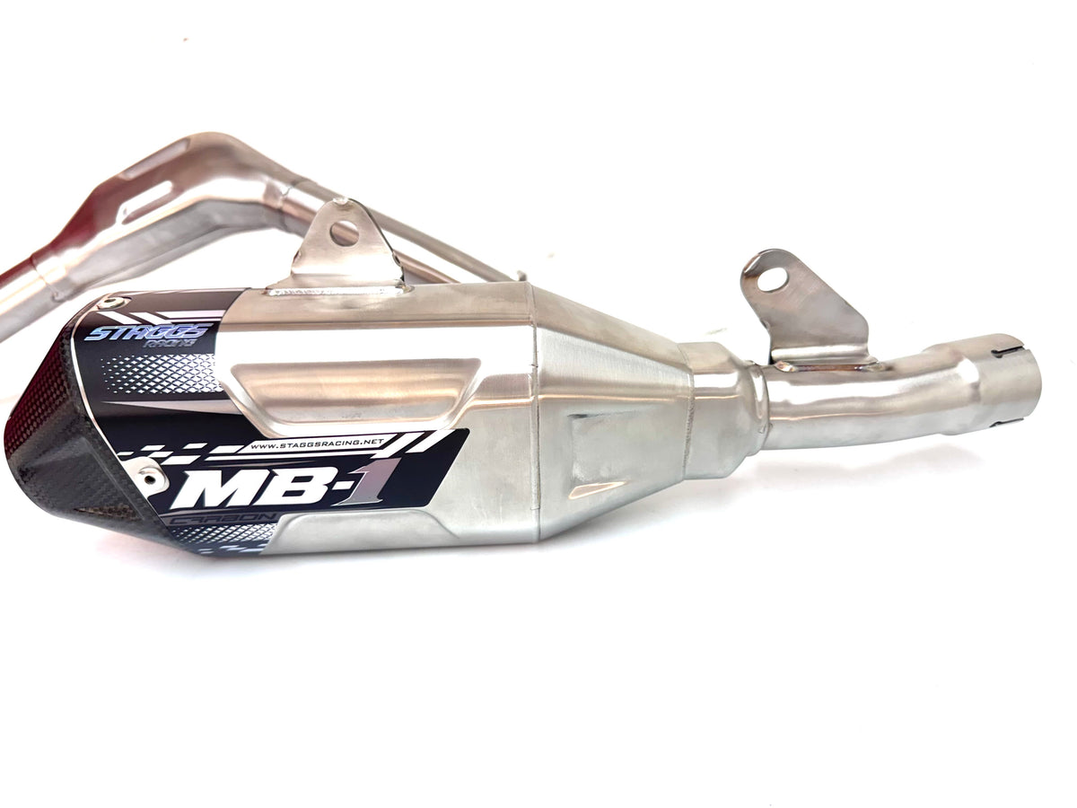 Staggs MB-1 exhaust for CRF110 2019+ FI models