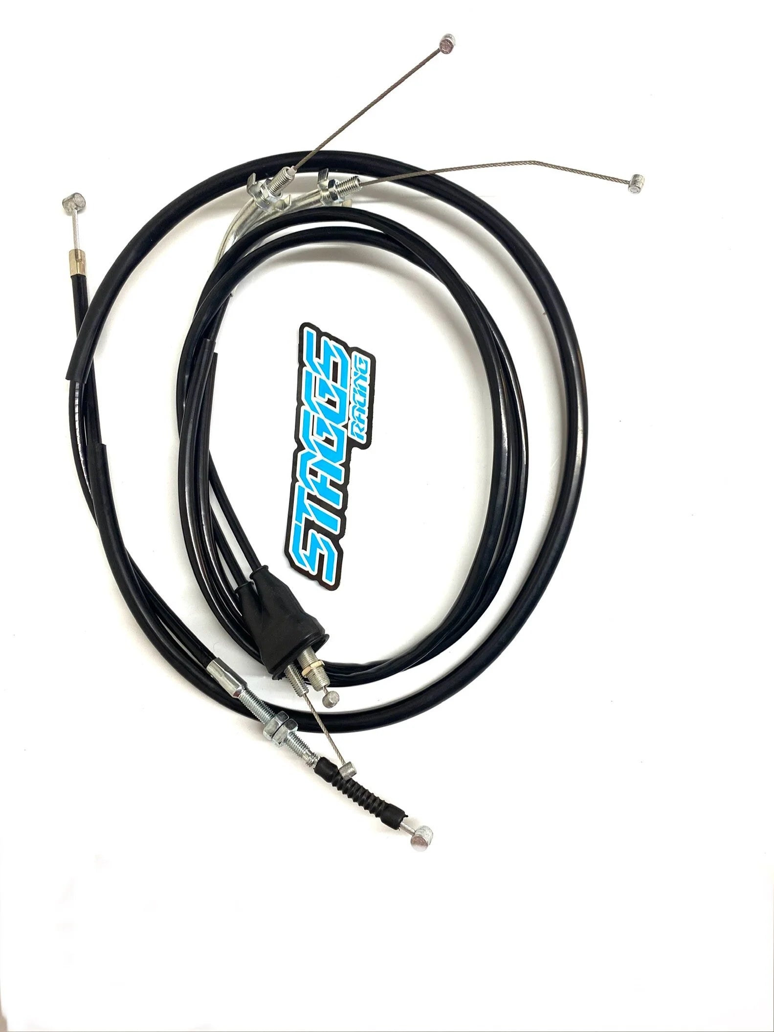 Honda CRF110 CRF 110 EFI Extended Throttle & Brake Cable Kit!