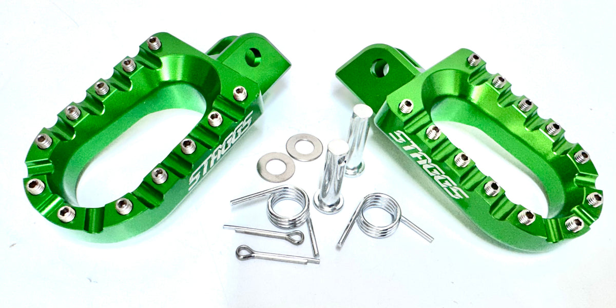 Staggs Racing Billet KLX110 pegs
