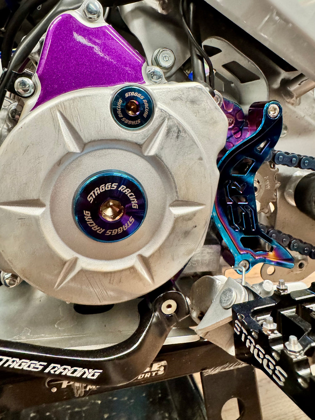 CRF110 billet timing and ignition caps