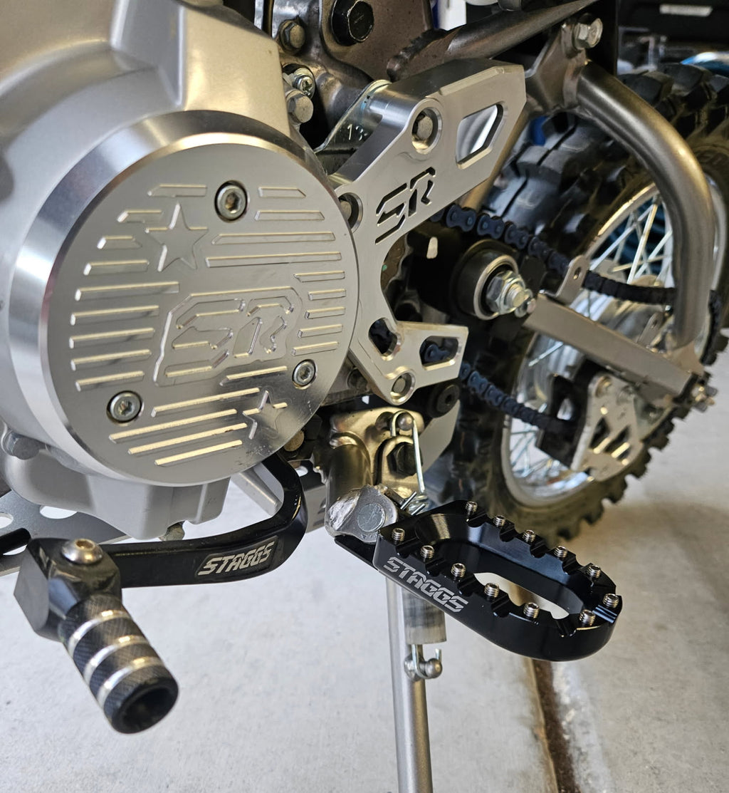 Staggs Racing Billet KLX110 pegs