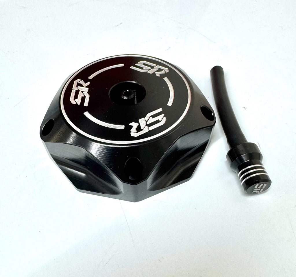 Staggs Racing SR billet engraved gas caps for all models KLX110 years 2010+ KLX140