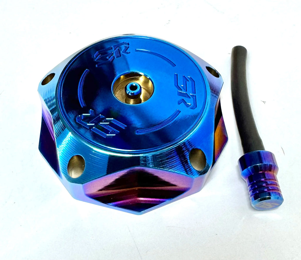 Staggs Racing SR billet engraved gas caps for all models KLX110 years 2010+ KLX140