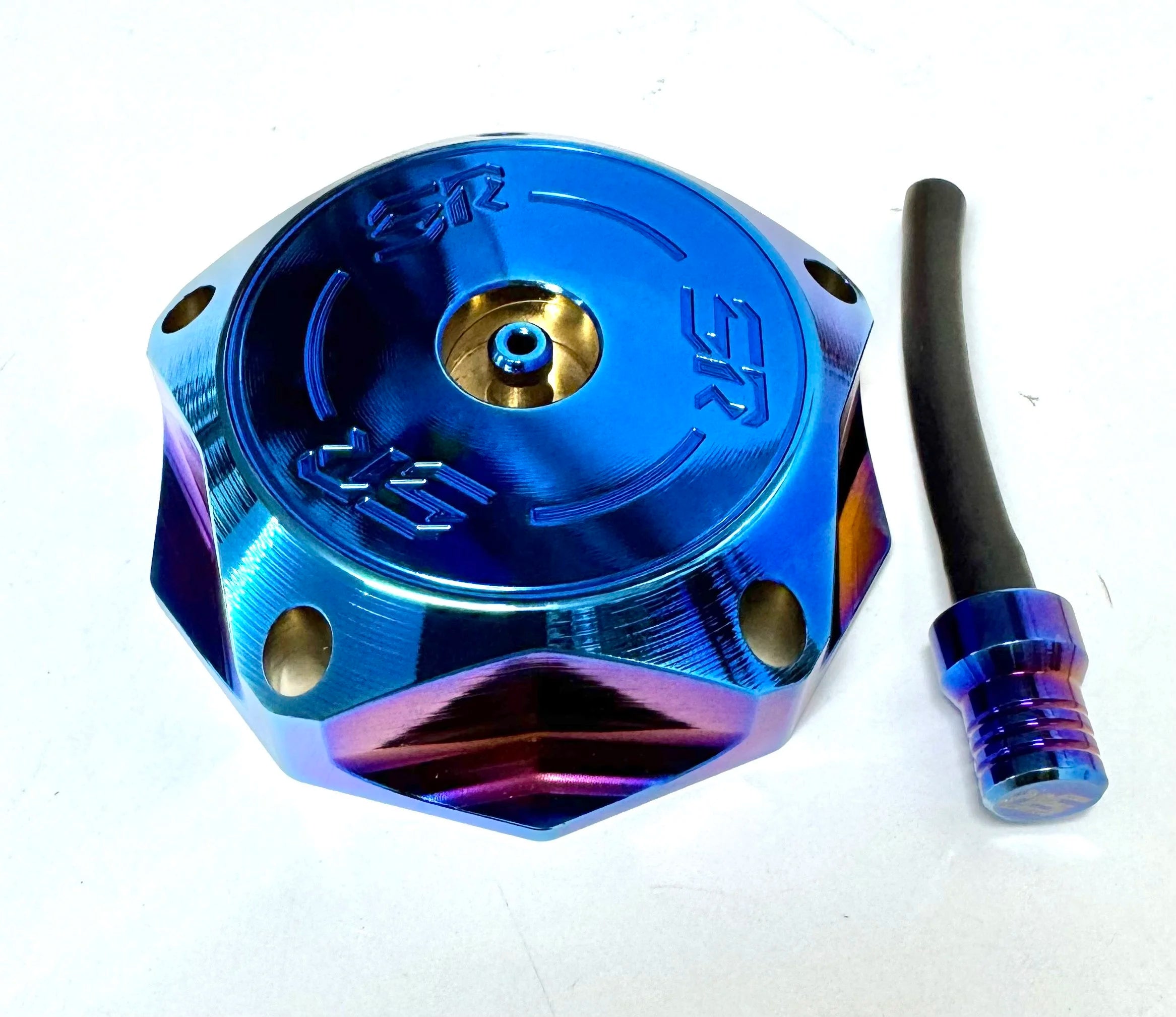 Staggs Racing SR billet engraved gas caps for all models KLX110 years 2010+ KLX140