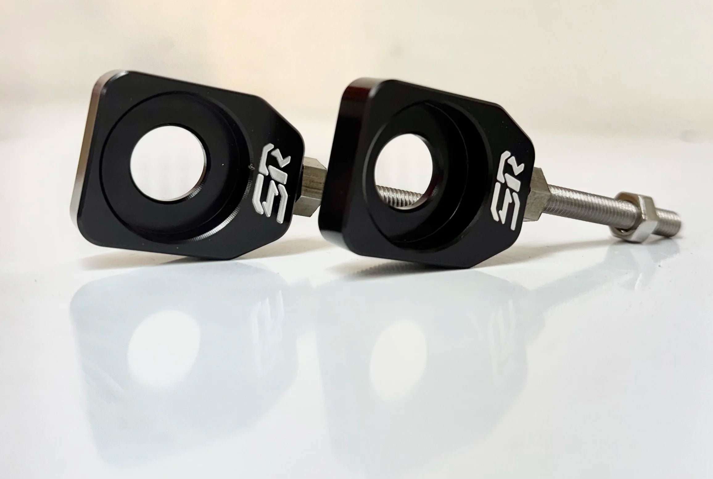Staggs Racing SR engraved chain adjusters