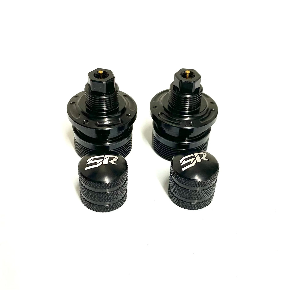 Staggs Racing CRF110 air bleeder Fork caps