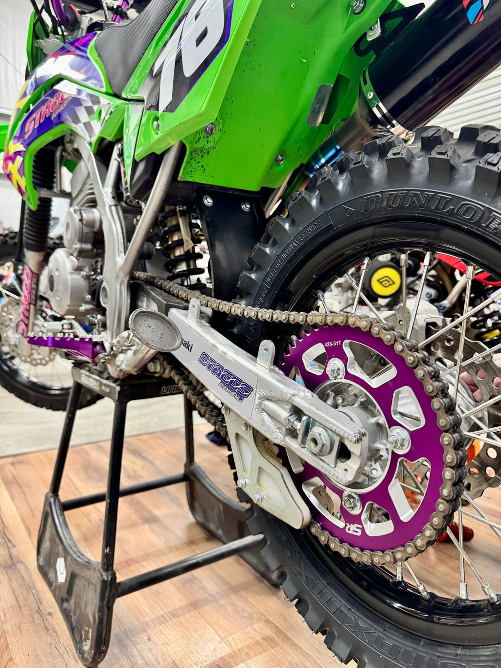 Staggs Racing KLX140 Billet aluminum Sprockets