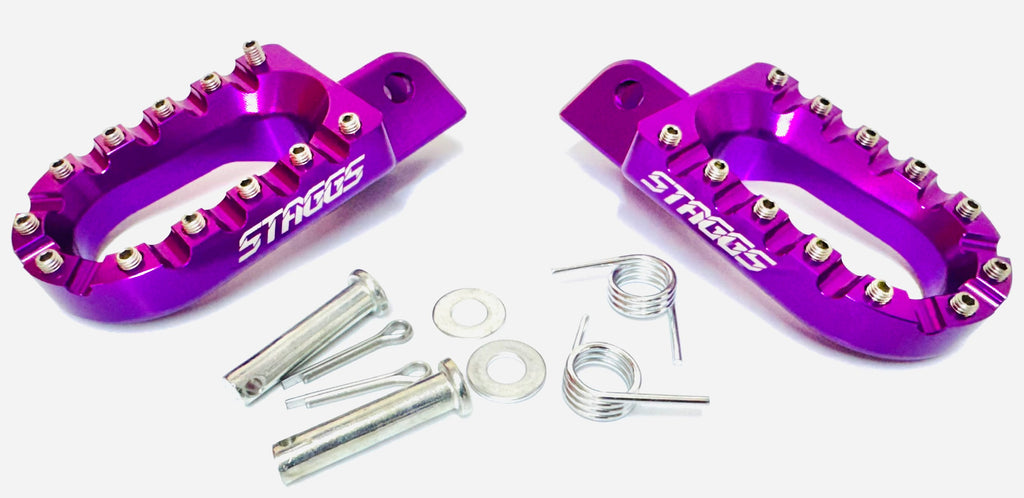Staggs Racing Billet KLX110 pegs