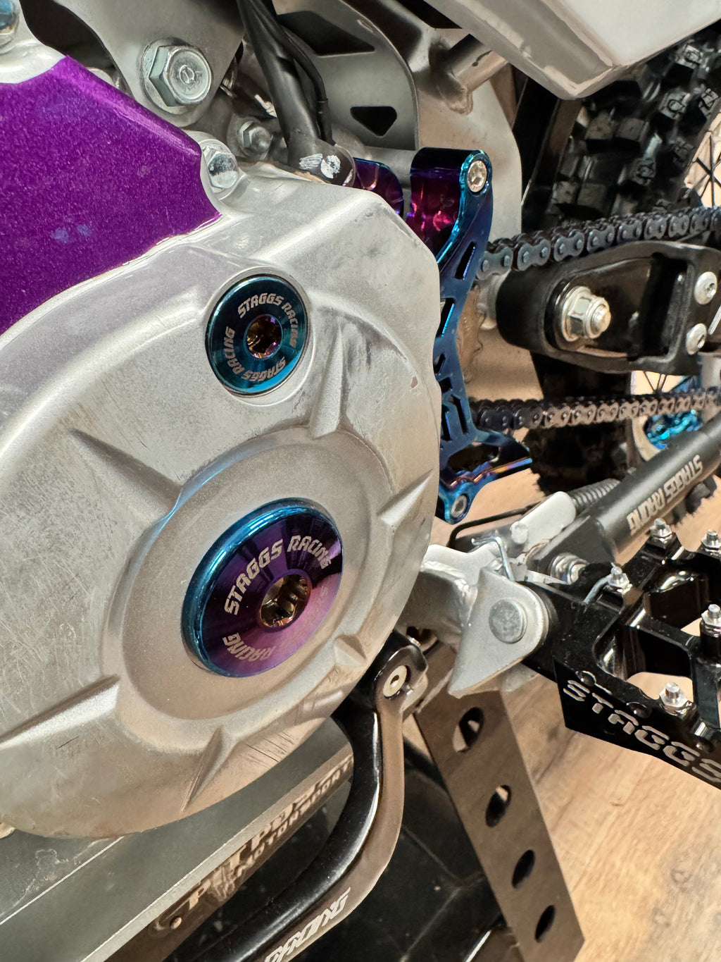 CRF110 billet timing and ignition caps