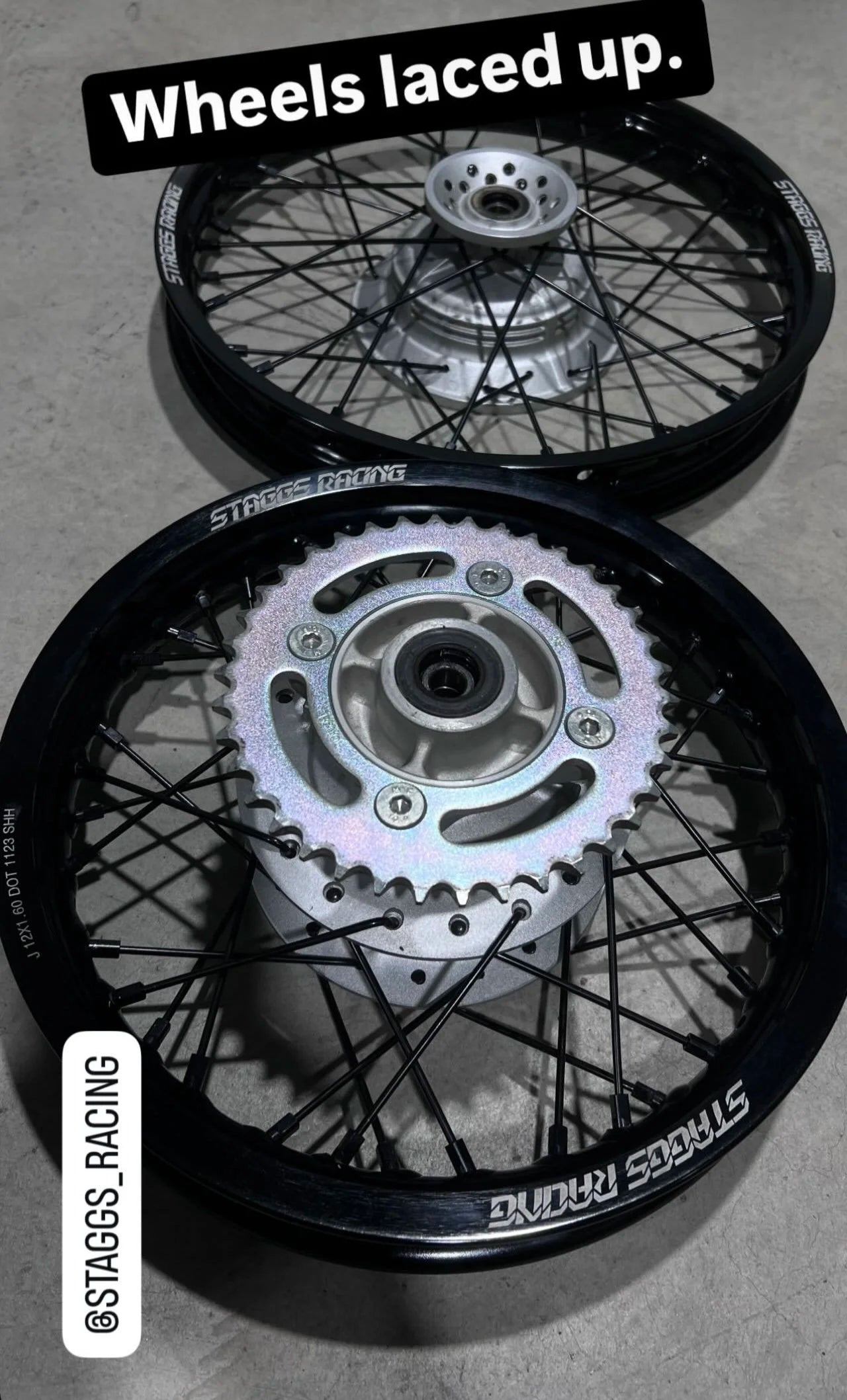 Staggs Racing Heavy duty wheel kit for CRF110