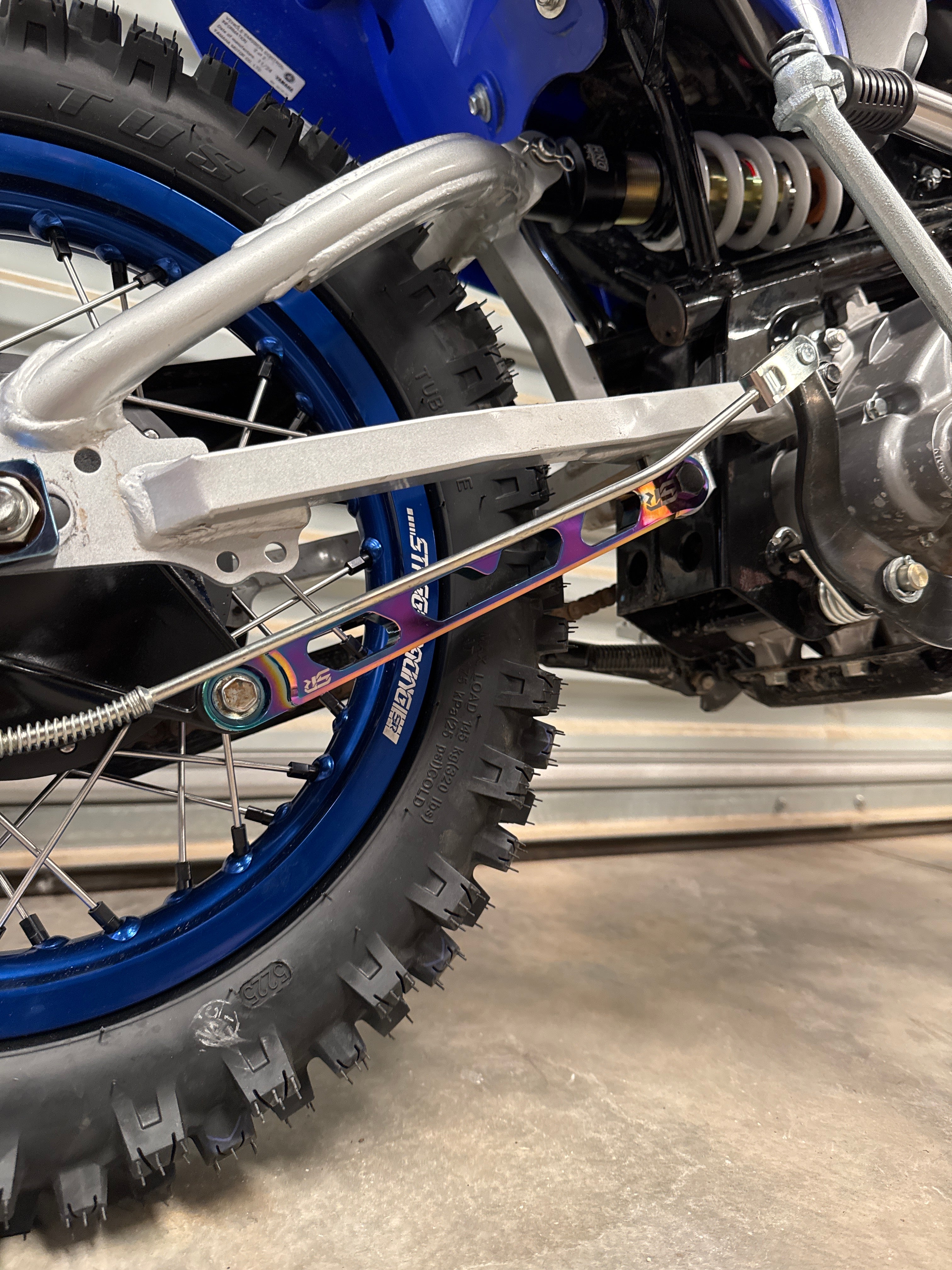 Staggs Racing KLX110/TTR110 rear brake brace