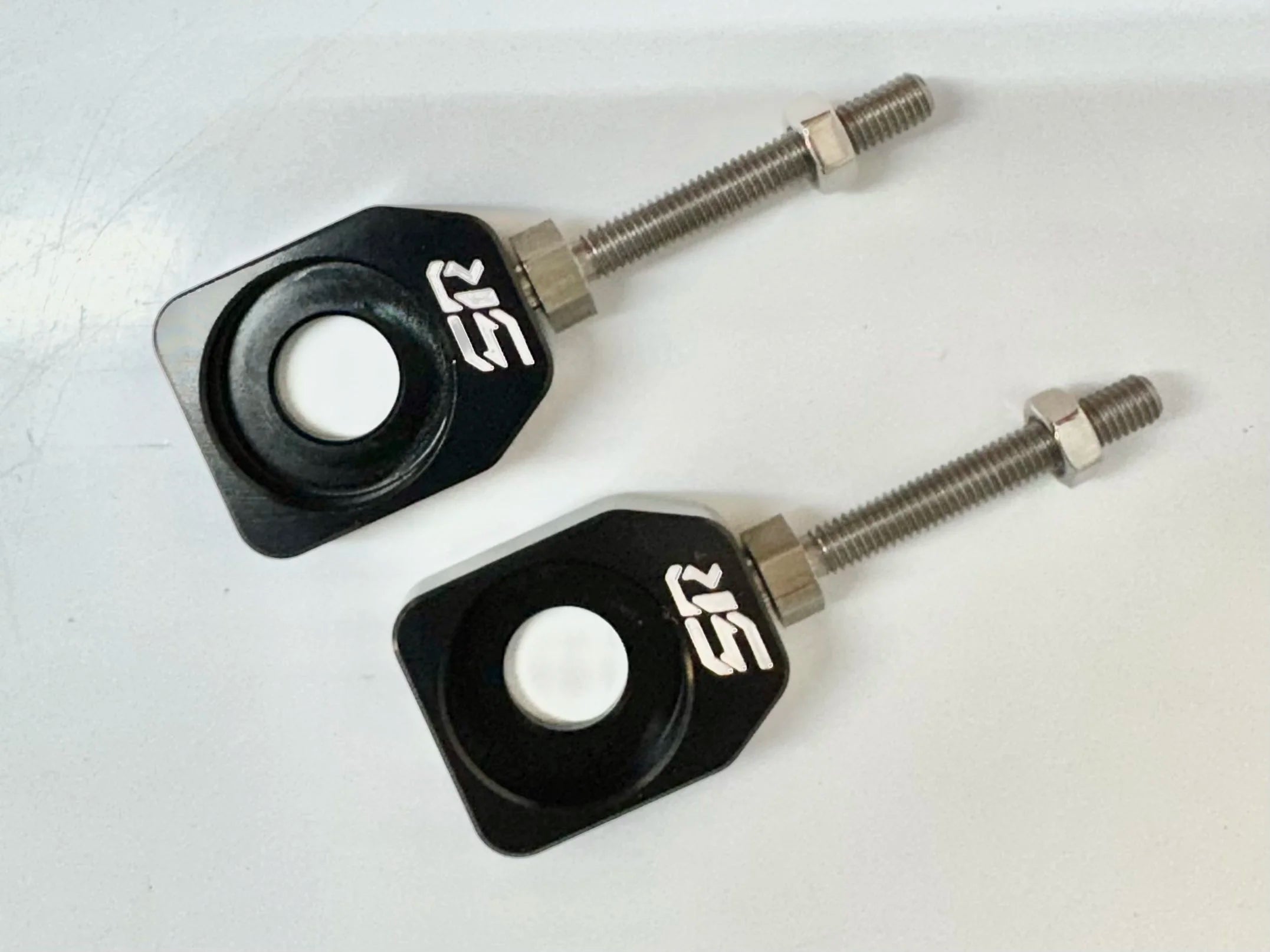 Staggs Racing SR engraved chain adjusters