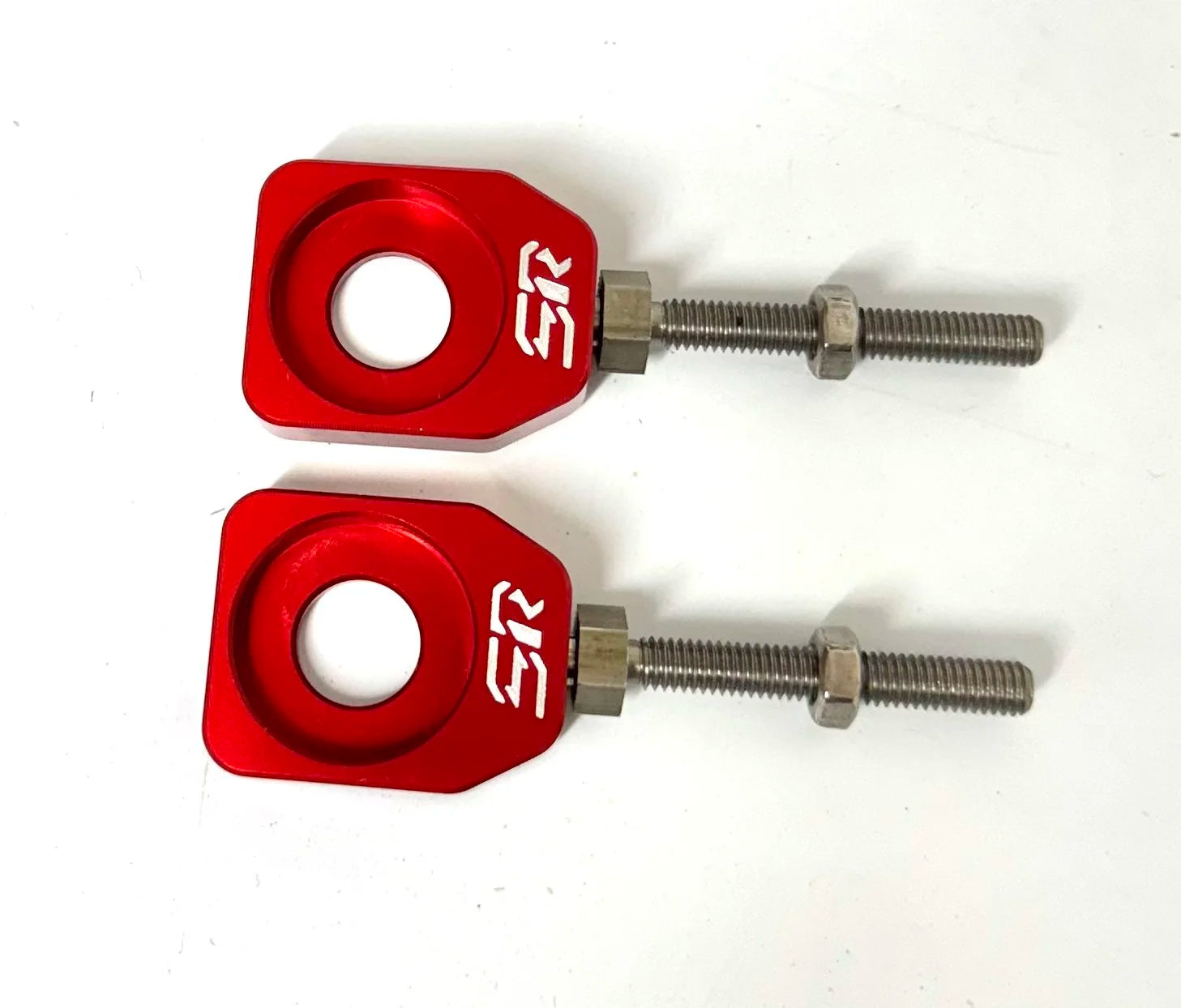 Staggs Racing SR engraved chain adjusters