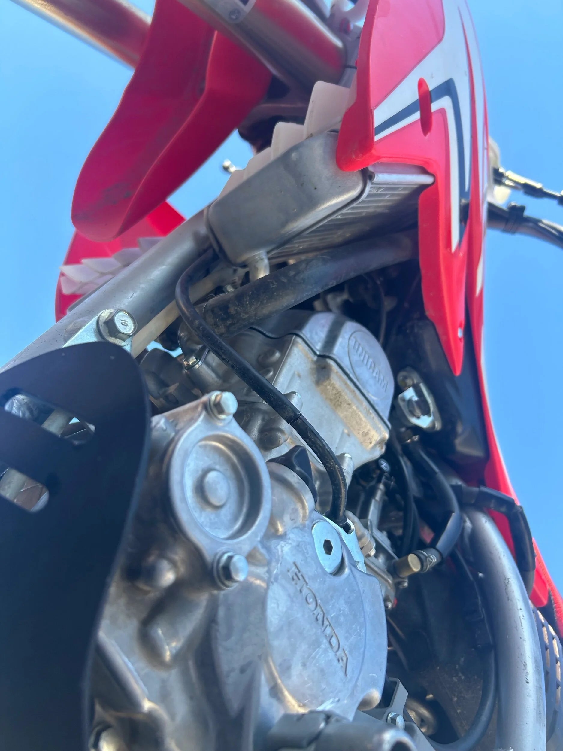 Staggs Honda CRF150R skid plate