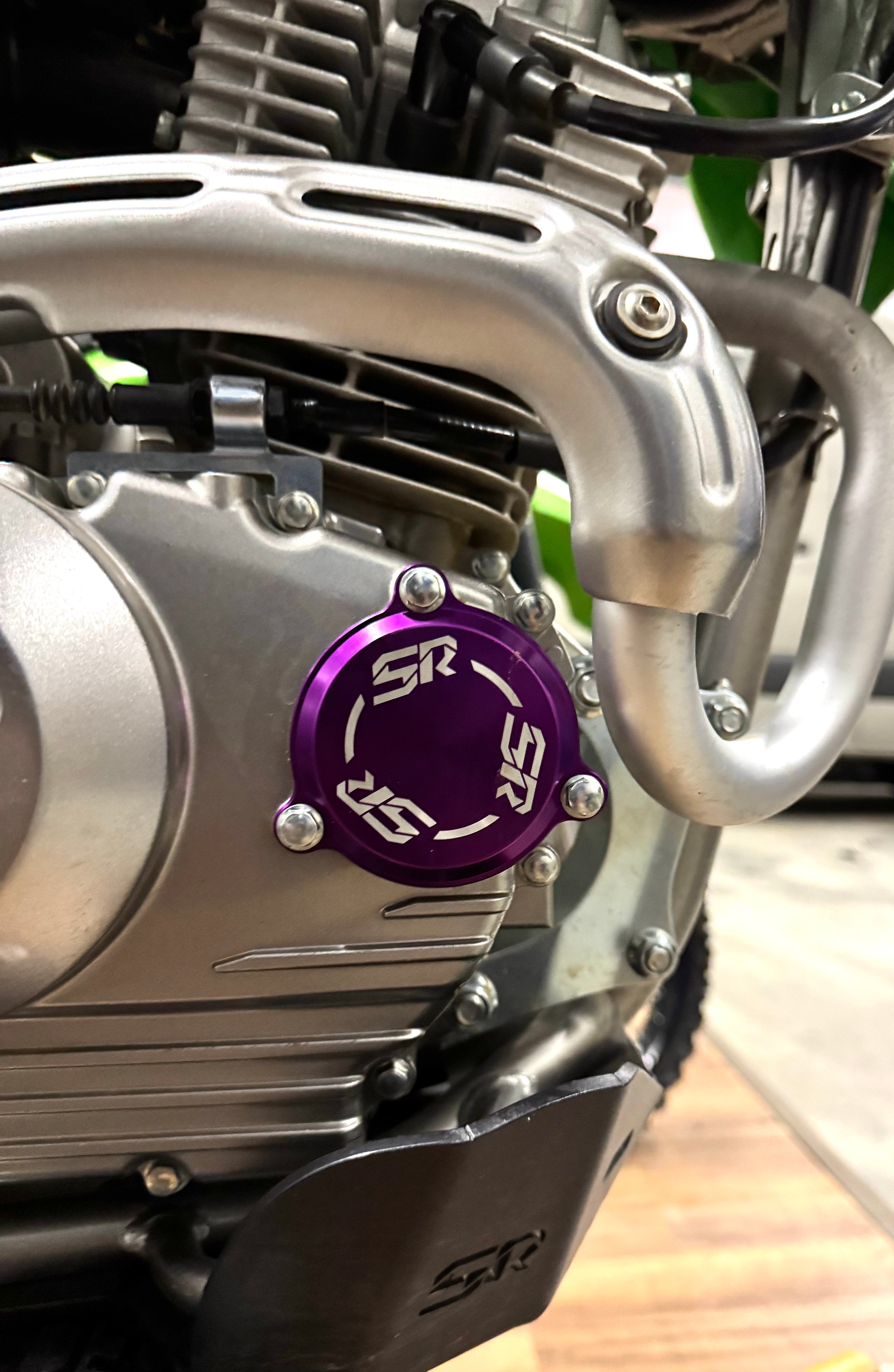 KLX140 billet oil filter cap