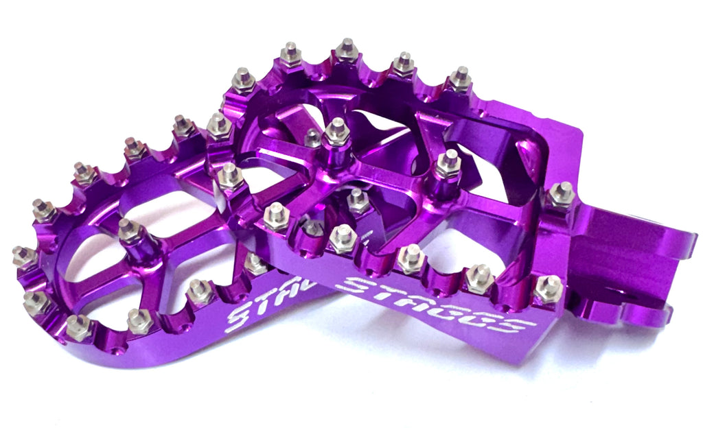 Staggs Racing Engraved logo Peg sets