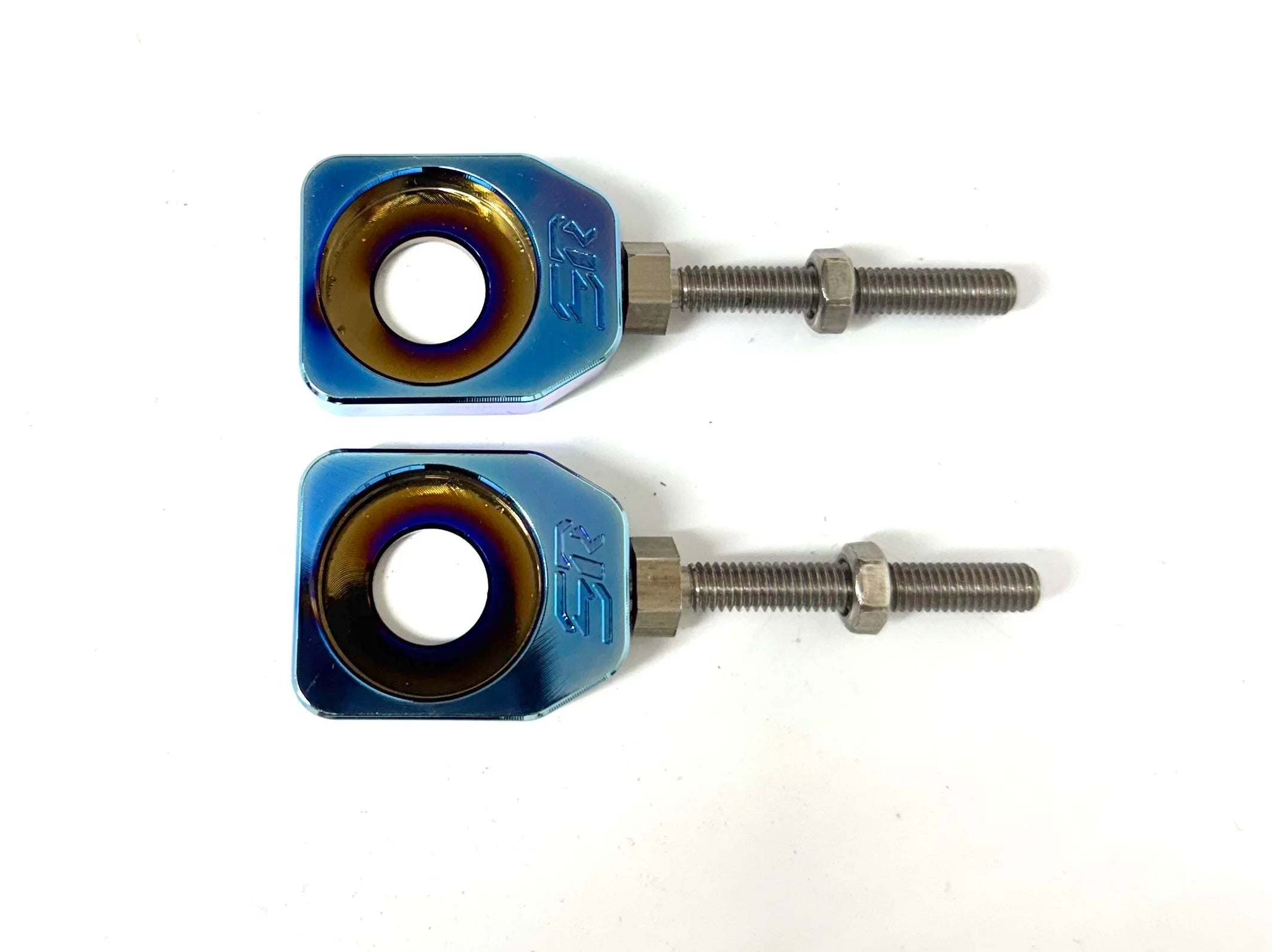 Staggs Racing SR engraved chain adjusters