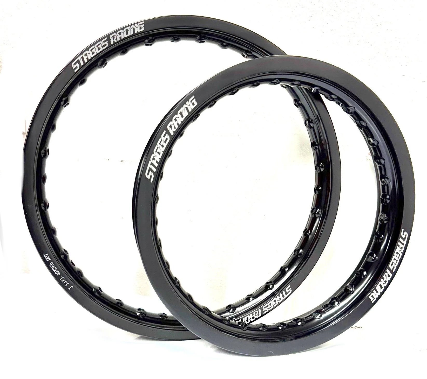 Staggs Racing Heavy duty rims,spokes and nipples