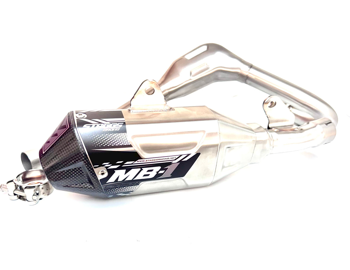 Staggs MB-1 exhaust for CRF110 2019+ FI models