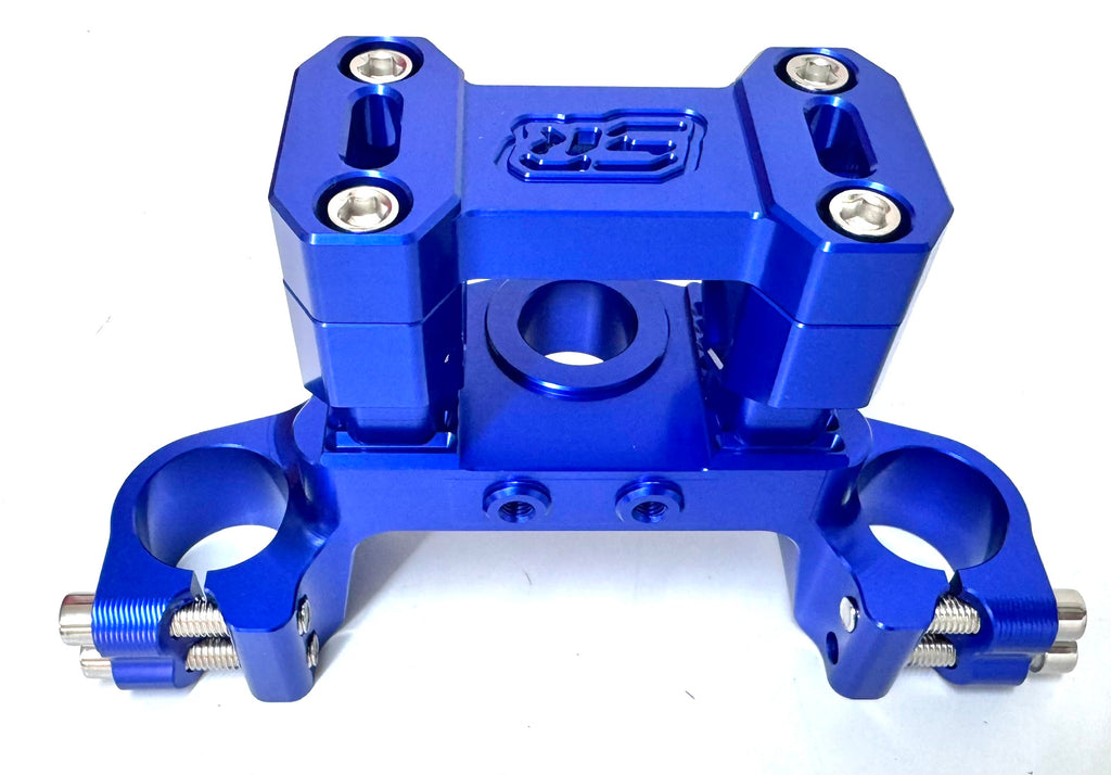 SR billet TTR110 triple clamp