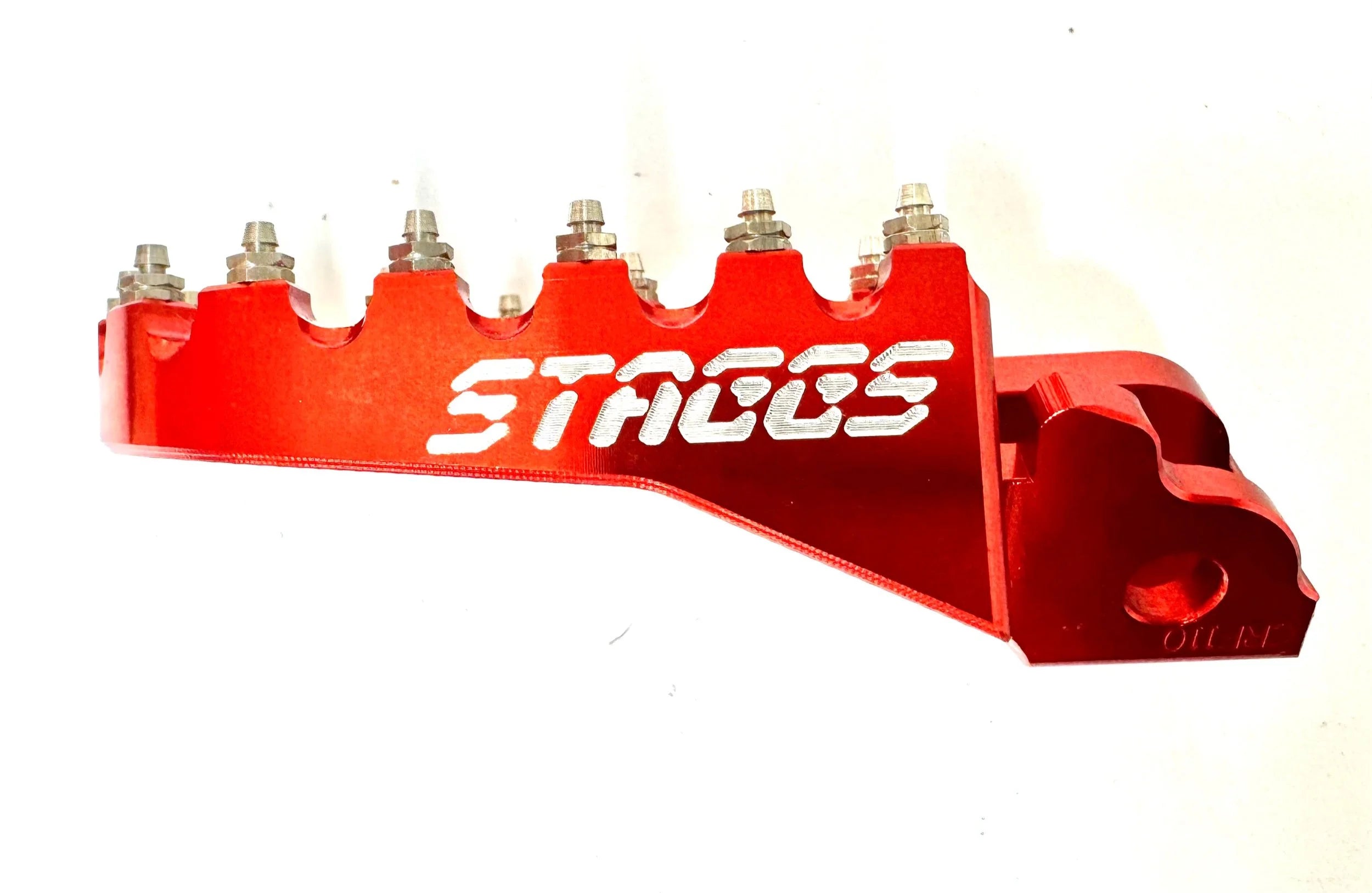 Staggs Racing Engraved logo Peg sets