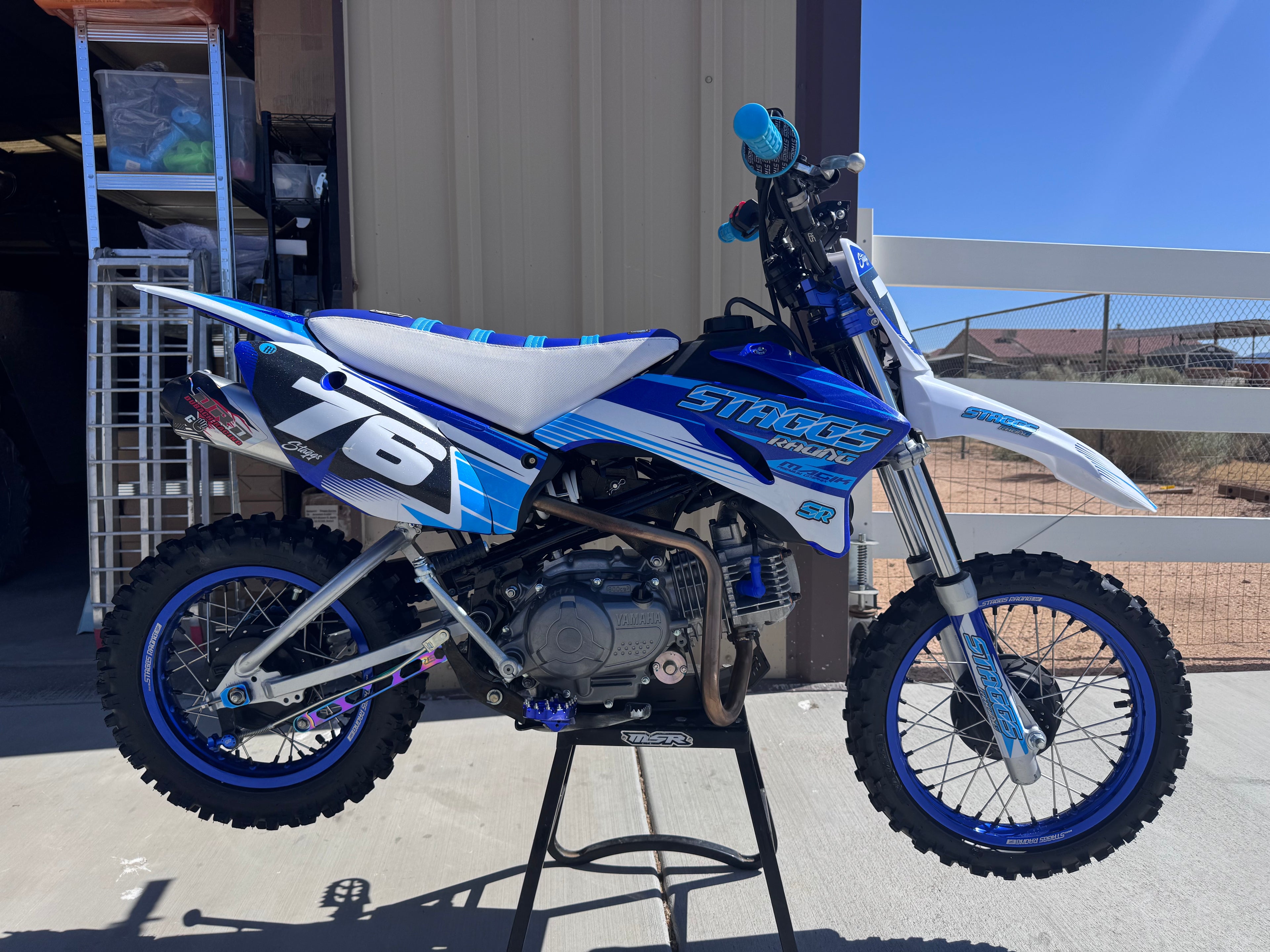Staggs Racing TTR110 skid plate
