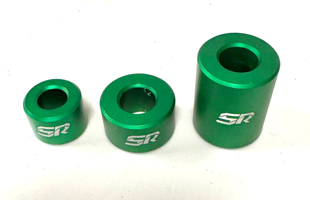 Staggs Racing billet wheels spacers KLX110 DRZ110