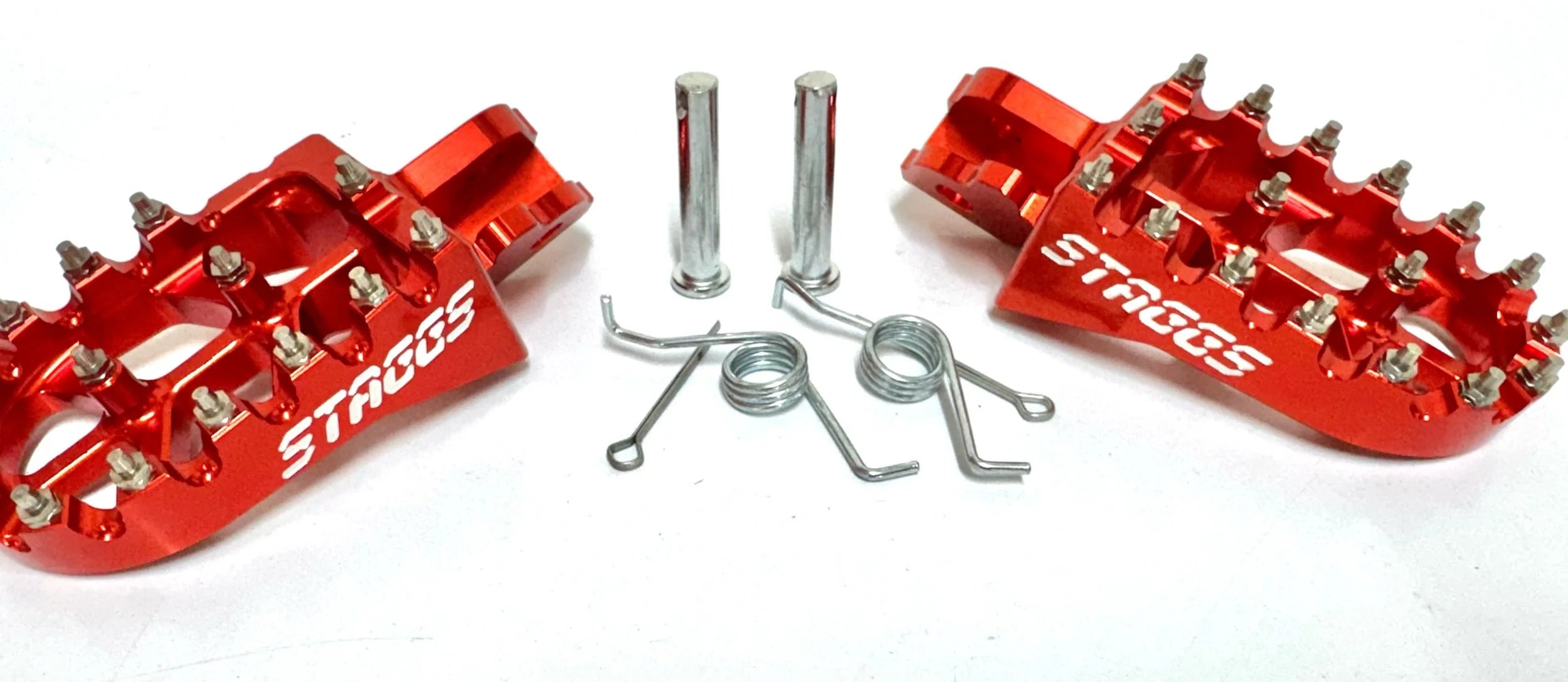 Staggs Racing Engraved logo Peg sets