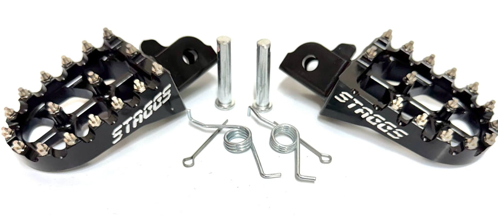 Staggs Racing Engraved logo Peg sets