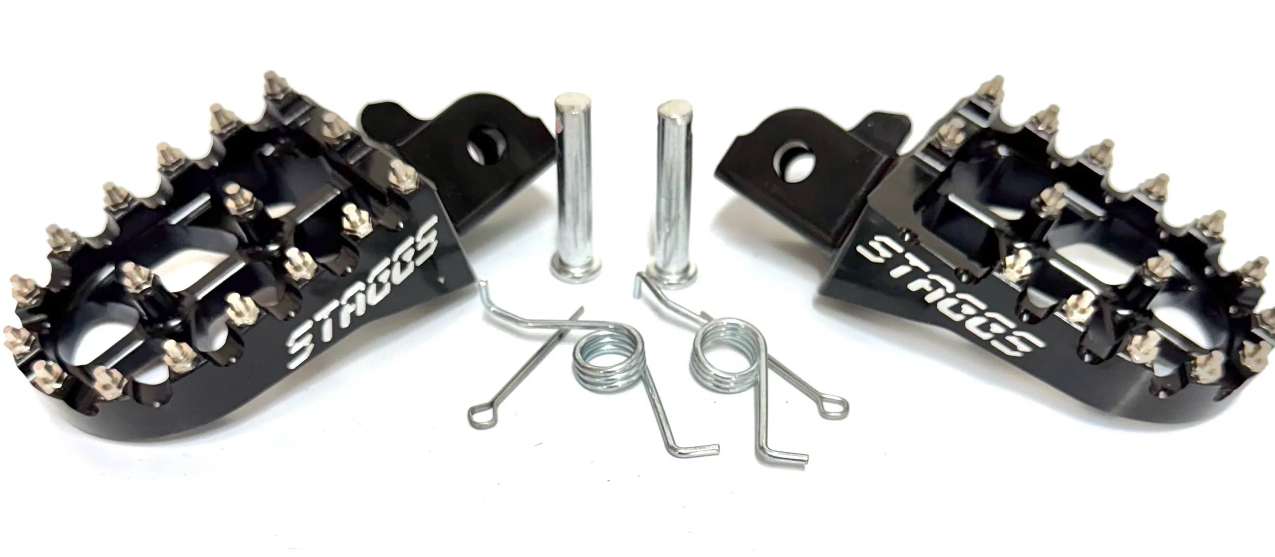 Staggs Racing Engraved logo Peg sets