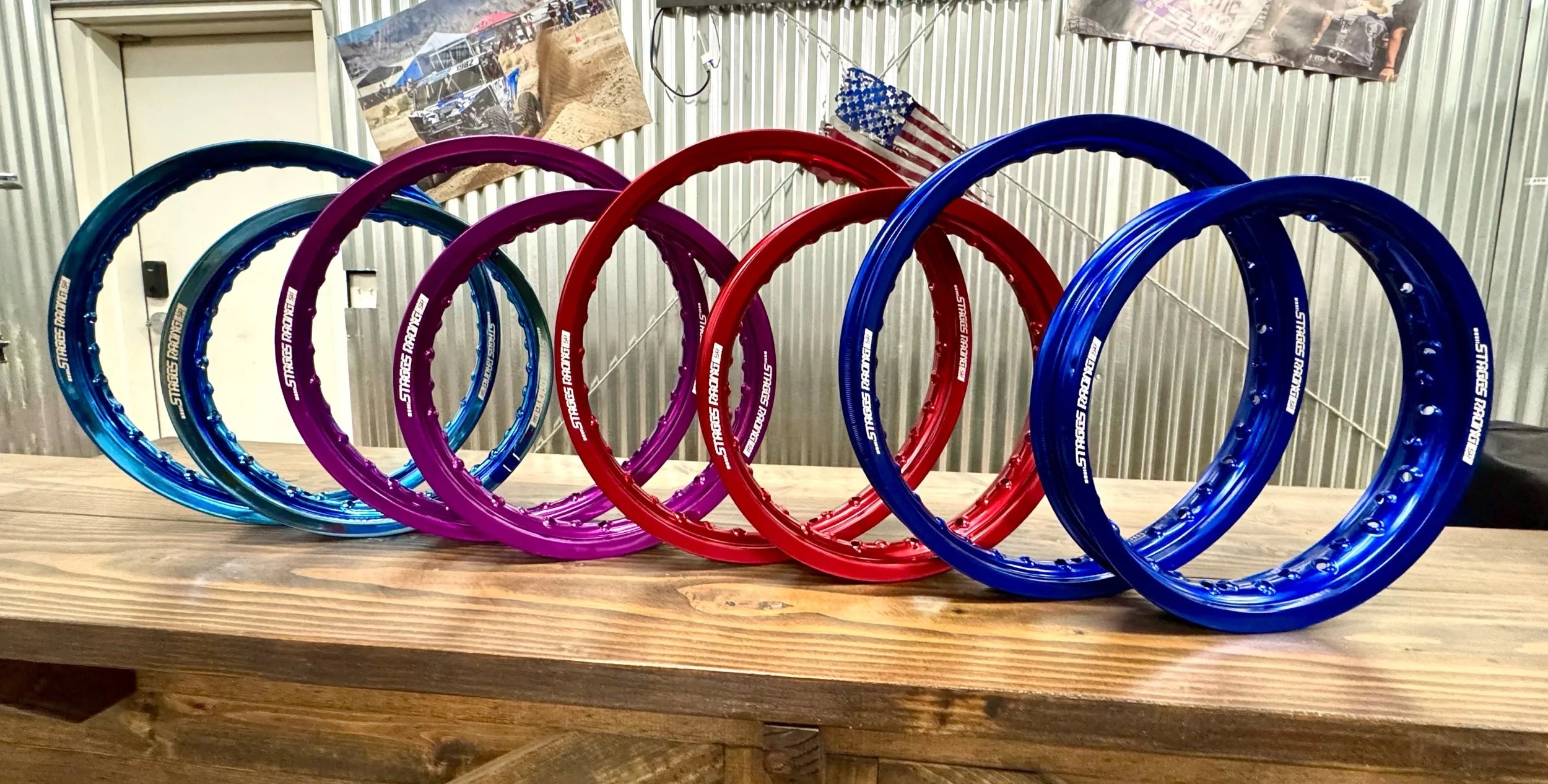 Staggs Racing Heavy duty rims,spokes and nipples