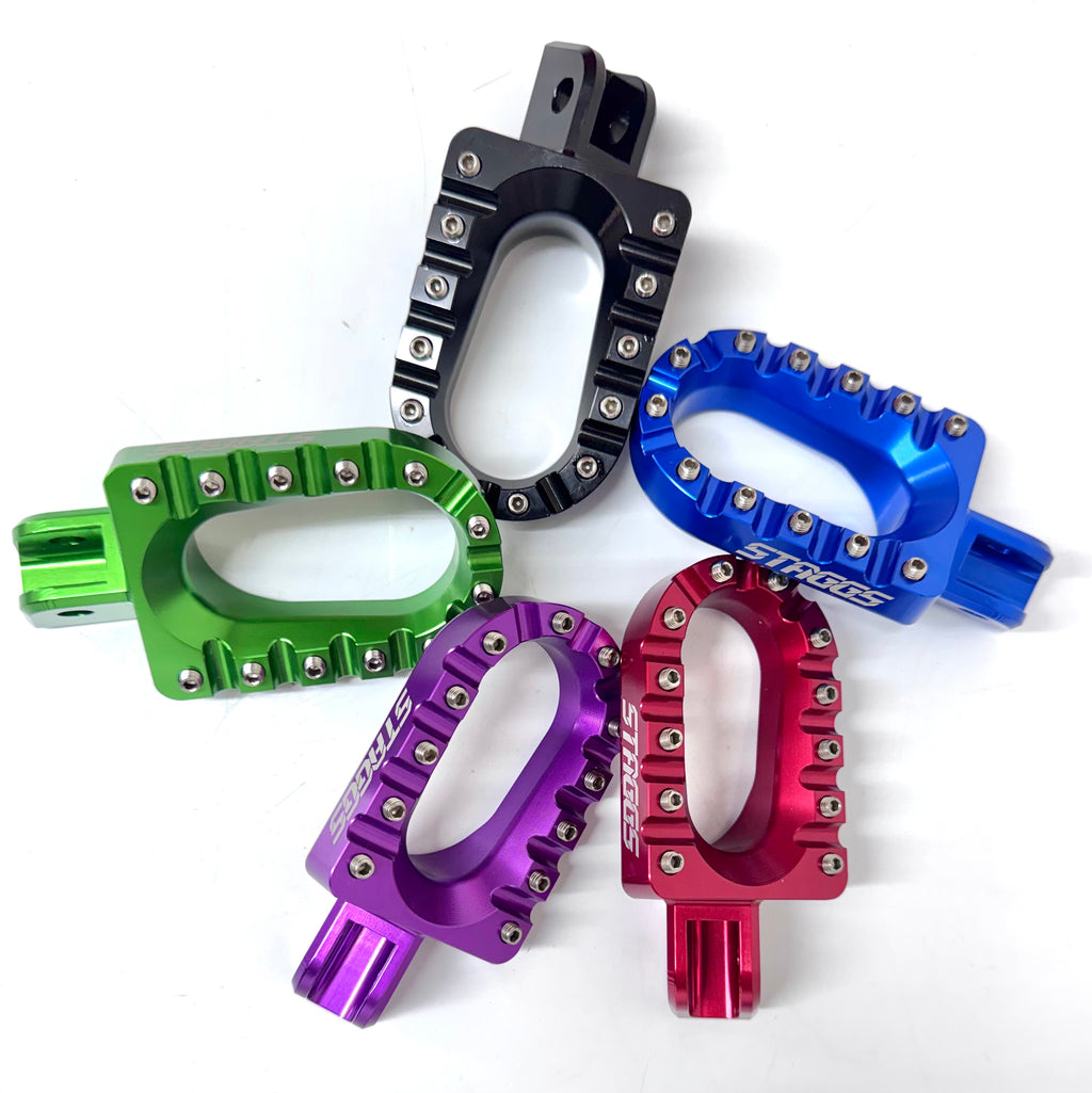 Staggs Racing Billet KLX110 pegs