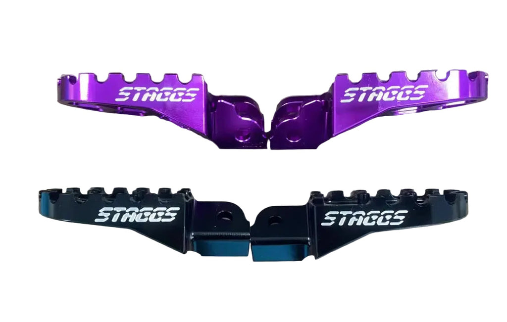 Staggs Racing Engraved logo Peg sets