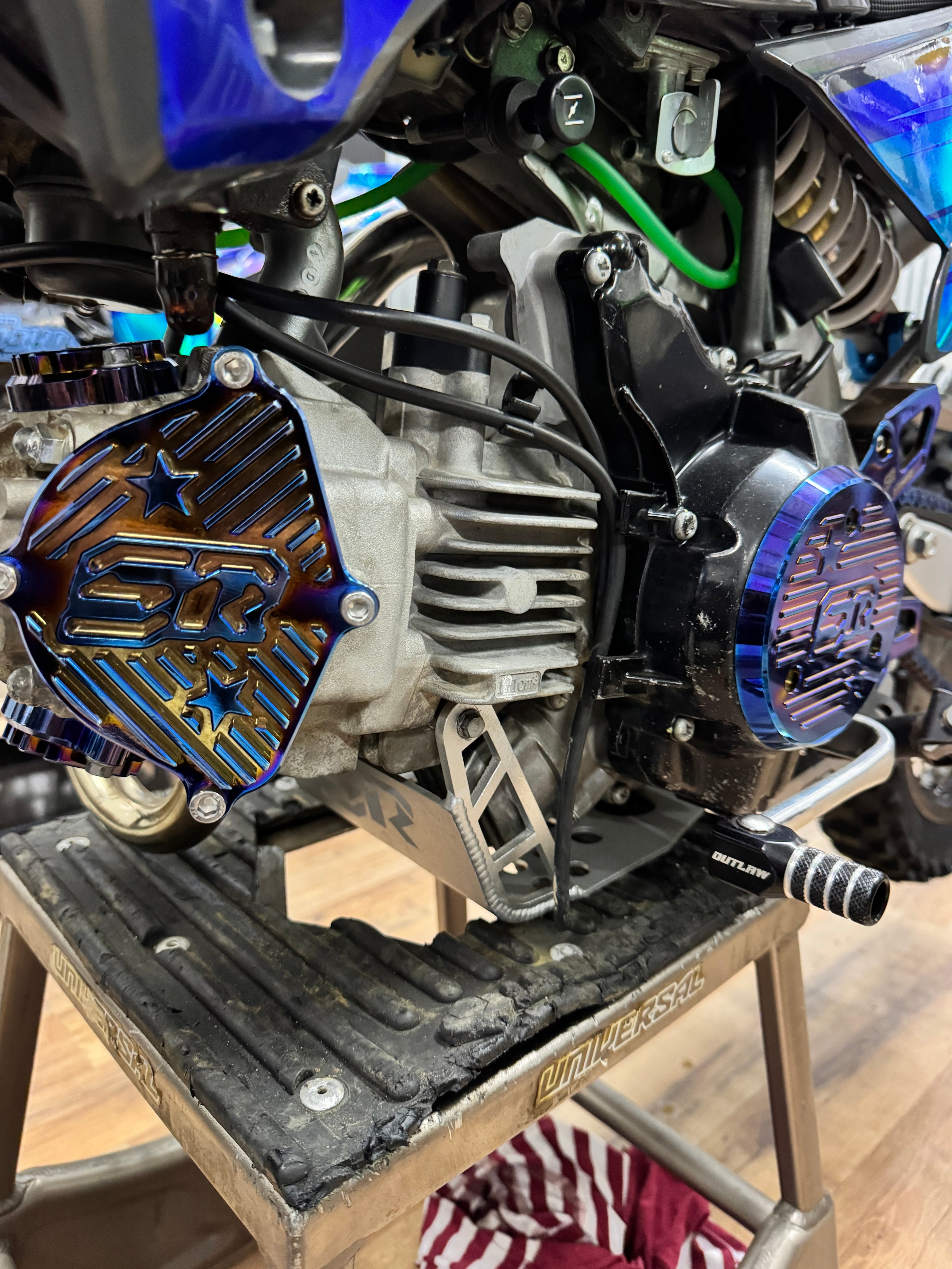 KLX110 STAGGS RACING BILLET ENGINE DRESS UP KIT