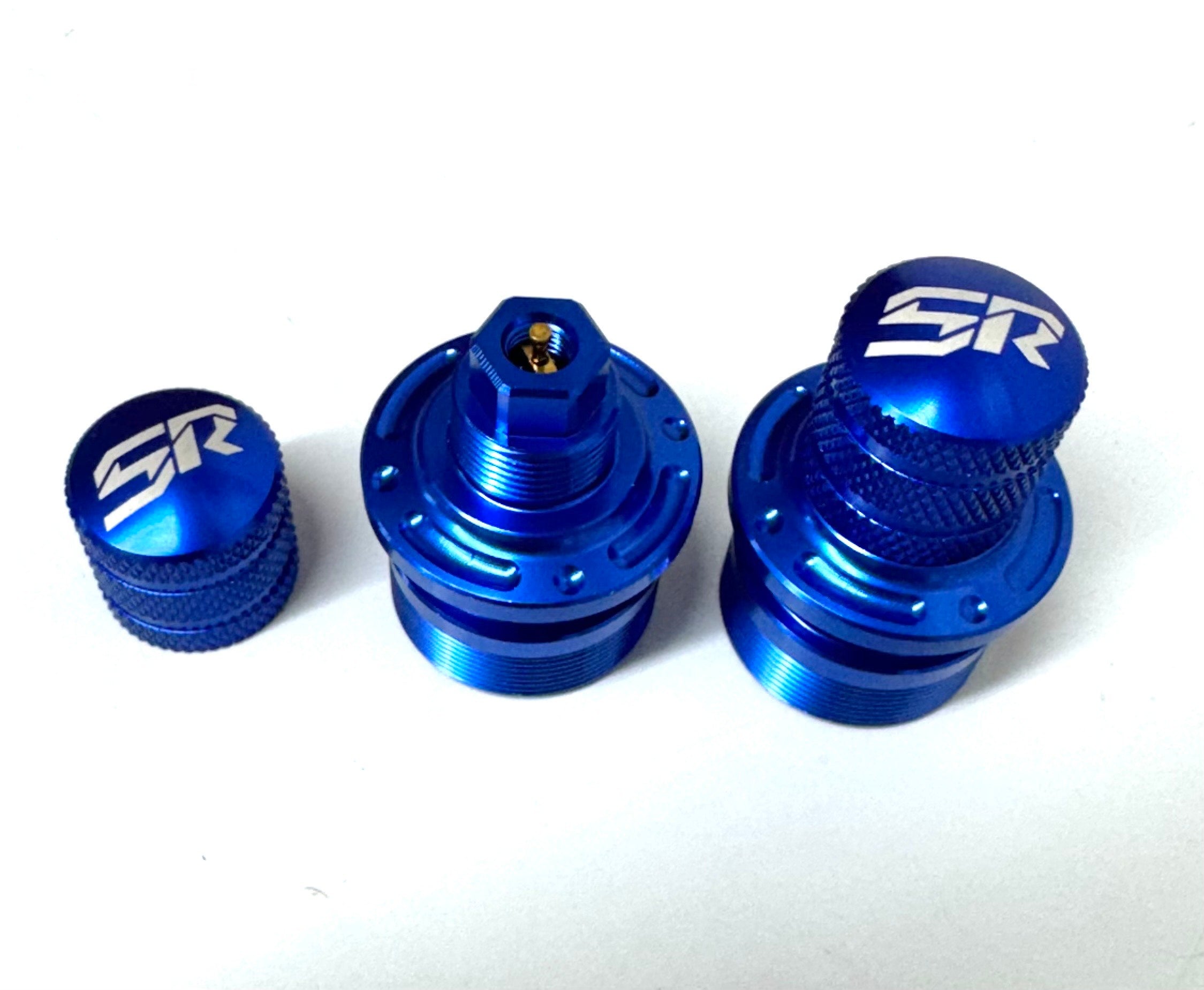 Staggs Racing CRF110 air bleeder Fork caps
