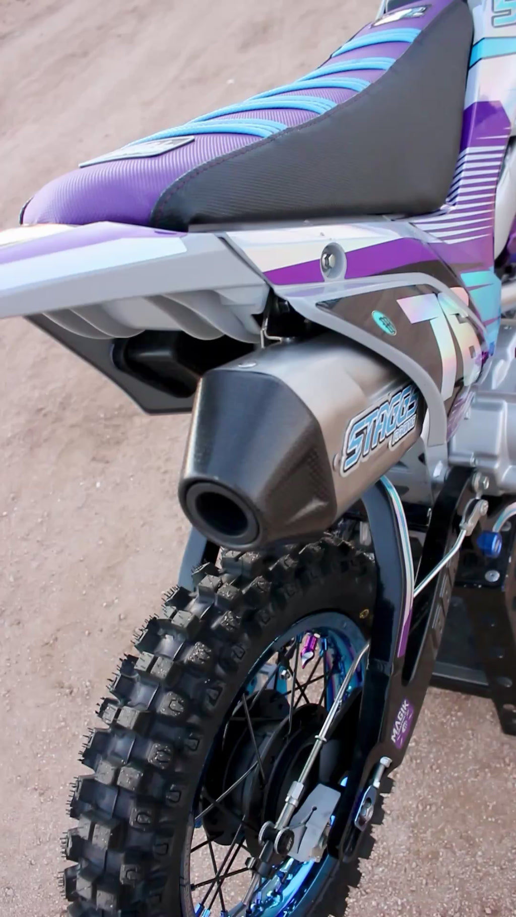 Staggs MB-1 exhaust for CRF110 2019+ FI models